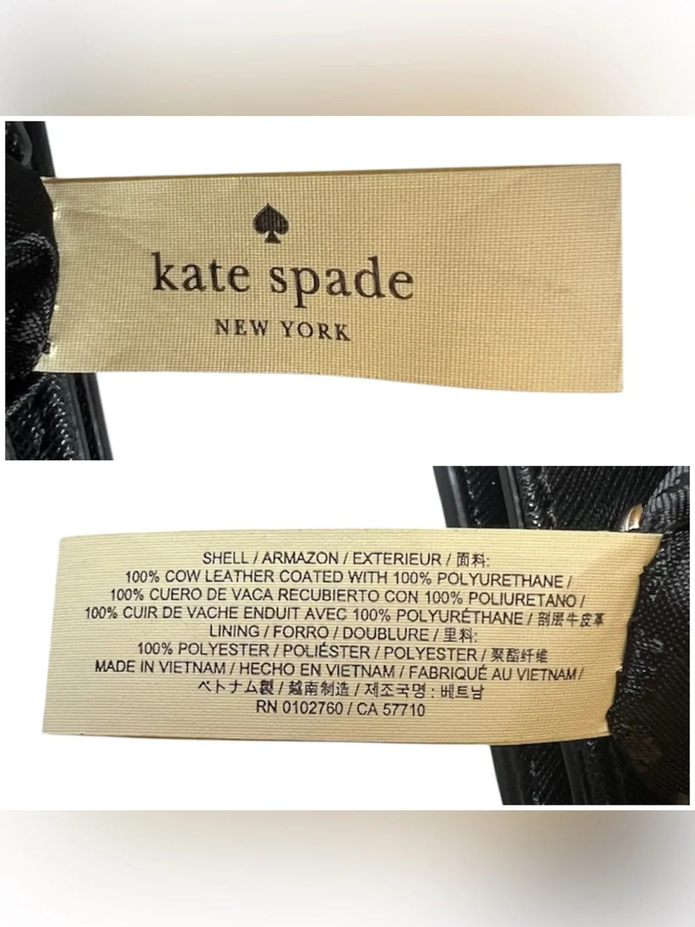 Kate Spade New York Laurel Way Reese Satchel Bag In Black EUC Saffiano Leather